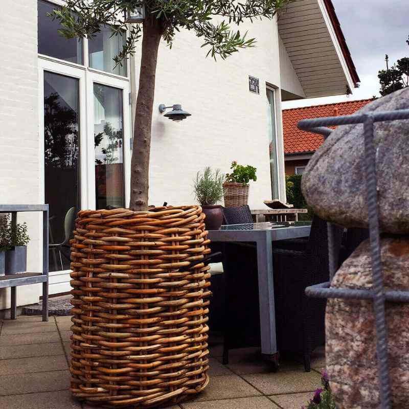 Rattan-Korb rund Mega 62×84 cm