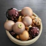 Weihnachtsbaum aus Metall, schwarz pulverbeschichtet