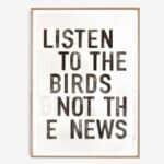 Poster BIRDS 70x50 cm von Maaike Koster