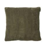 Kissen Cord grün, quadratisch, 47x47 cm