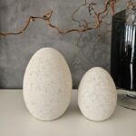 Osterei sand, Keramik, in zwei Grössen