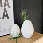 Osterei sand, Keramik, in zwei Grössen