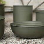 Pflanzschalen Out Bowl grün von DBKD, Metall, in 3 Größen