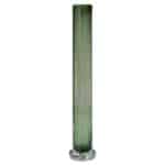 Vase tall grün aus Glas von DBKD in zwei verschiedenen Größen