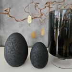 Osterschmuck Cut von House Doctor, 3er Set Eier zum Hängen, Messing