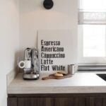 Druck auf Alu Dibond Platte 50x40 cm, Coffee