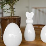Hase Sonja aus Glas von Storefactory, weiß, Höhe 19 cm, Durchmesser 8 cm