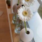 BLOSSOM Glasvase und Ball im 2er Set, 30 cm, in drei Farben