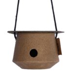Vogelhaus OBIR für Garten und Terrasse zum Aufhängen, Durchmesser 20 cm, Höhe 13 cm