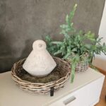 Vogel Selma in zwei Farben, für Drinnen und Draußen