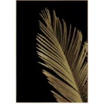 Gerahmtes Bild GOLDEN PALM 50x70 cm